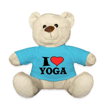 I love Yoga - I Love Yoga - Teddy - Atollblau - Vorne