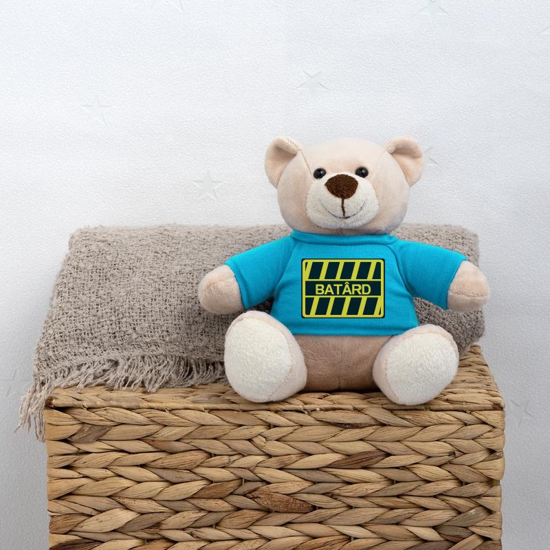Batard Beleidigung Humor Panel Teddy
