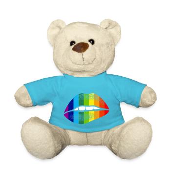 Gay Pride - Teddy - Atollblau - Vorne