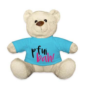 Pfui Bah! IgittIgitt Igitt Disgust Toddler - Teddy Bear - atoll blue - Front