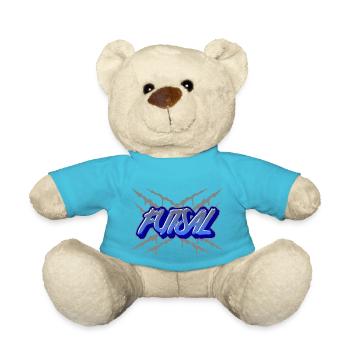 Futsal Streetstyle Graffiti Design - Teddy - Atollblau - Vorne