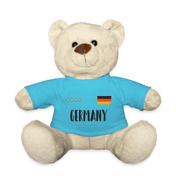 Allemagne Maillot de football Drapeau allemand - Nounours - bleu outremer - Devant
