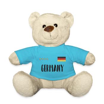 Allemagne Maillot de football Drapeau allemand - Nounours - bleu outremer - Devant
