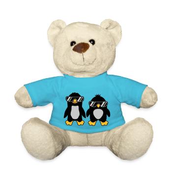 2 Sonnenbrille Pinguin Freunde - Teddy - Atollblau - Vorne