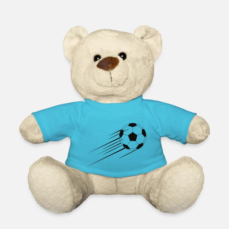 Fussball - Teddy - Atollblau