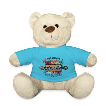 Baking Baker Baker Bakery Confectionery Cake - Teddy Bear - atoll blue - Front