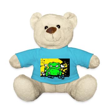 Strassen Monster - Teddy - Atollblau - Vorne