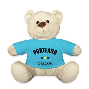Portland oregon - Nounours - bleu outremer - Devant