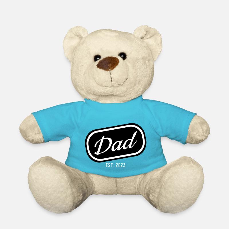 Papa, établi en 2023 - Nounours - bleu outremer