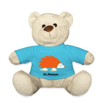 Un Herisson - Nounours - bleu outremer - Devant