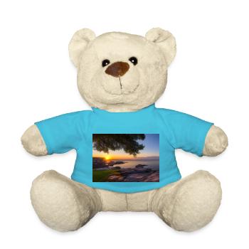 Sonnenuntergang - Die Stille am Meer - Teddy - Atollblau - Vorne