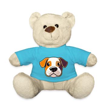 Petit chien - Nounours - bleu outremer - Devant