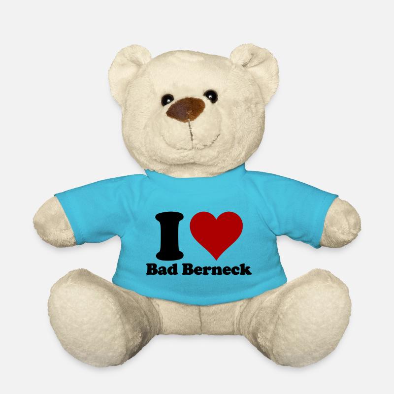 I Love Bad Berneck - Teddy - Atollblau