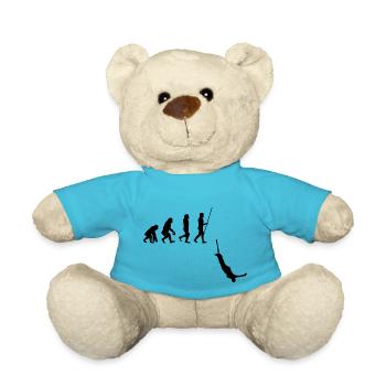 Bungee Jumping Evolution Sport Fun - Teddy Bear - atoll blue - Front