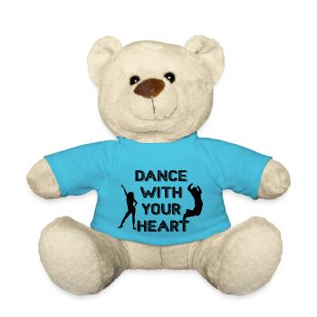 Dancing Dance Music - Teddy Bear - atoll blue - Front