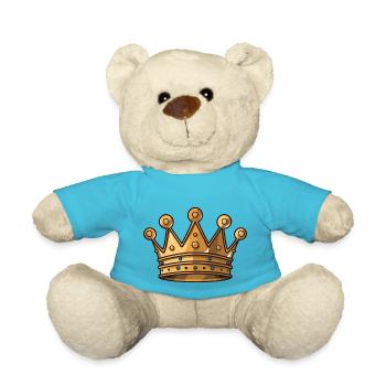 Couronne d’or - Nounours - bleu outremer - Devant