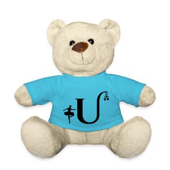 Lettre u ballerine - Nounours - bleu outremer - Devant