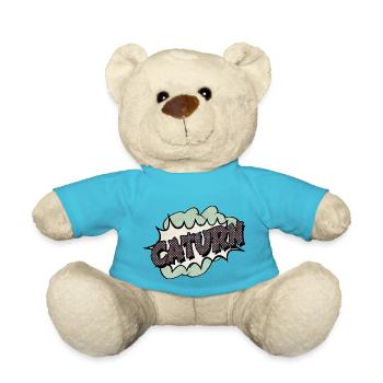 physics happy earth astronomy humor art - Teddy - Atollblau - Vorne