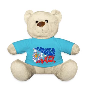 Philippines drapeau philippin fierté je cadeau - Nounours - bleu outremer - Devant