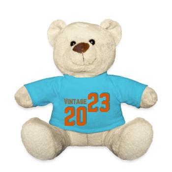 Vintage rétro 2023 - Nounours - bleu outremer - Devant