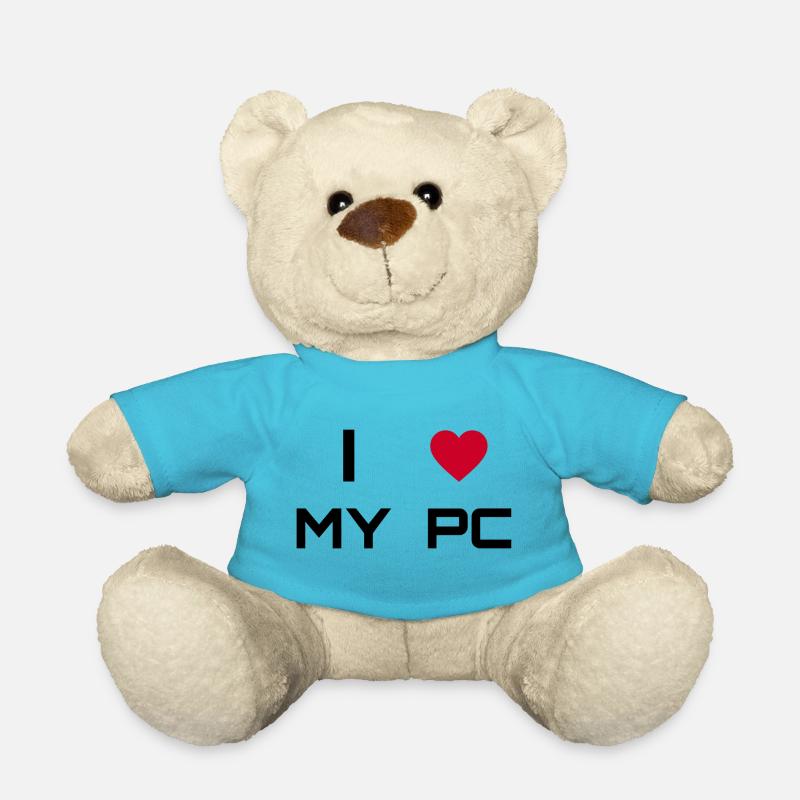J’adore mon PC - Nounours - bleu outremer