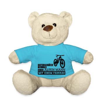 Drôle de dicton de bicyclette - Nounours - bleu outremer - Devant