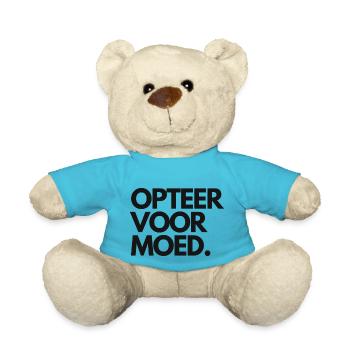 Optez pour le courage. Chemises en dialecte anversois - Nounours - bleu outremer - Devant