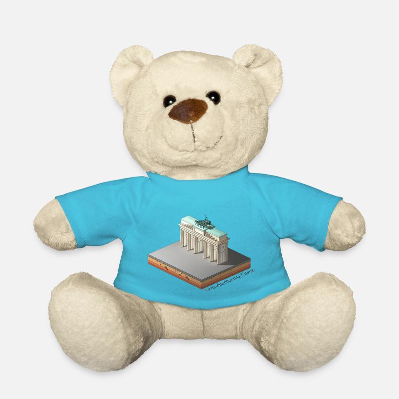 Brandenburg Gate - Teddy Bear - atoll blue