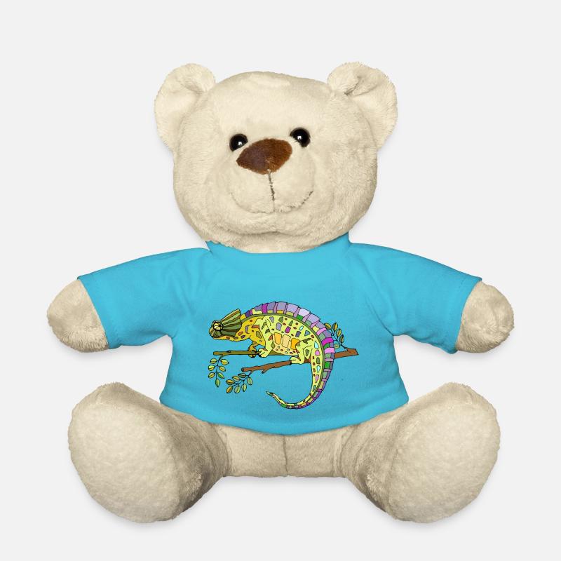 Chameleon - Teddy Bear - atoll blue