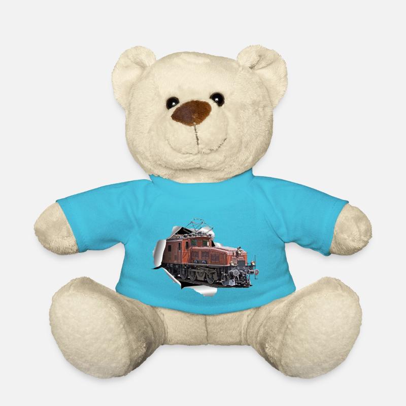 SBB Krokodil CE6 8 durchbricht Papier - Teddy - Atollblau