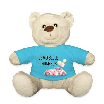 Brautjungfer - Autohochzeit - Teddy - Atollblau - Vorne