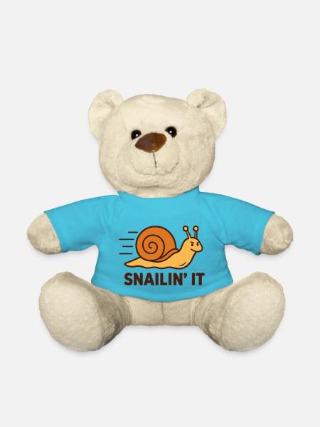 Snailin' It – Déterminé et rapide - Nounours - bleu outremer