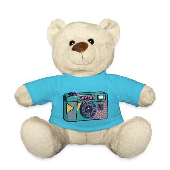 Millennial Retro Kamera - Teddy - Atollblau - Vorne