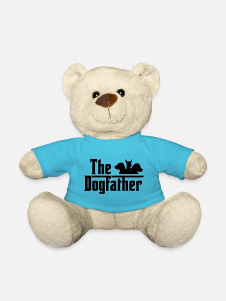 The Dogfather - Teddy Bear - atoll blue