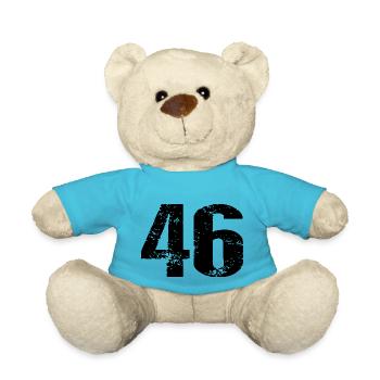 46 Zahl Trikot - Teddy - Atollblau - Vorne