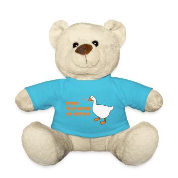 Goose – Frieden war nie eine Option - Teddy - Atollblau - Vorne