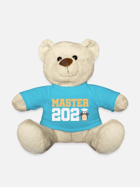 Master 2026 Abschluss Promotion Sponsion - Teddy - Atollblau