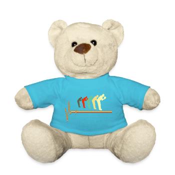 Bowling Heartbeat Pulse Retro Lifeline - Teddy - Atollblau - Vorne