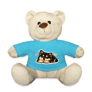 Gemütlicher finnischer Lapphund - Teddy - Atollblau - Vorne