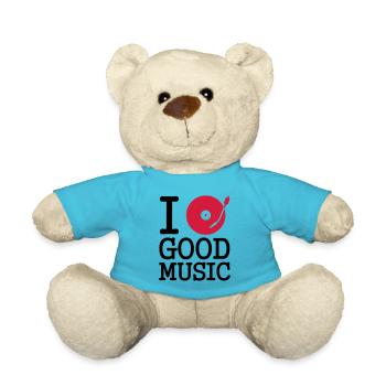 i dj / play / listen to - Nounours - bleu outremer - Devant