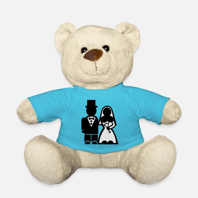 Junggesellenabschied - Hochzeit - Teddy - Atollblau