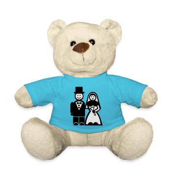 Hochzeit - Teddy - Atollblau - Vorne