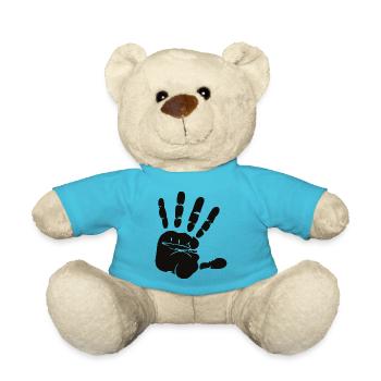 Helping hand - Teddy Bear - atoll blue - Front