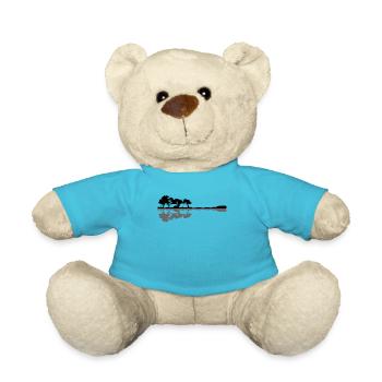 Guitar Lake Shadow Elefant Moonlight Geschenkidee - Teddy - Atollblau - Vorne