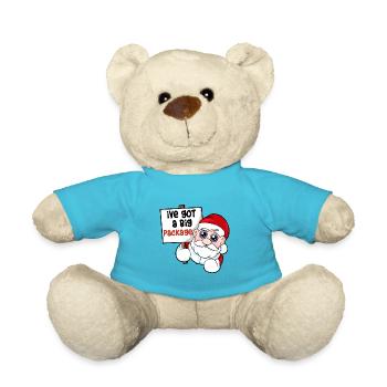 J’ai un gros paquet. - Nounours - bleu outremer - Devant