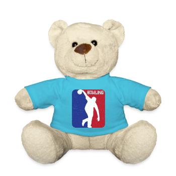 Bowling Bowler Kugel - Teddy - Atollblau - Vorne
