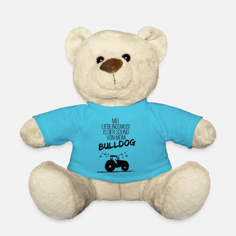Lieblingssound Traktor | lustig bayerisch Geschenk - Teddy - Atollblau