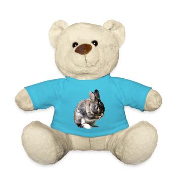 Kaninchen - Teddy - Atollblau - Vorne