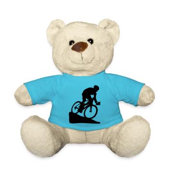 cyclisme, cycliste - Nounours - bleu outremer - Devant