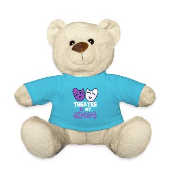 Theatre is my Sport Oper Theater Musical Bühne - Teddy - Atollblau - Vorne